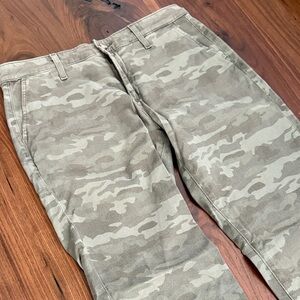 AG Adriano Goldschmied “The Caden” Camouflage Cropped Pants